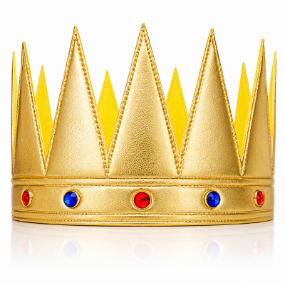 Premium Birthday Party Crown for Kids King and Queen Crown for Boys and Girls 1 Pc