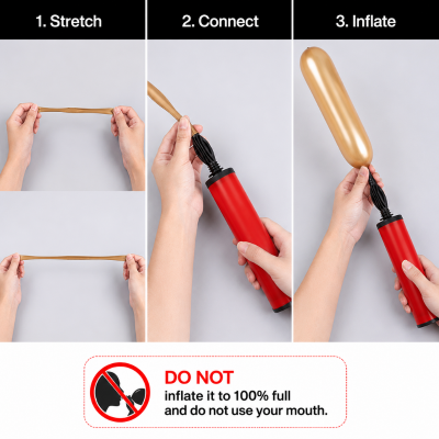 Metallic Long Twisting Balloons Colorful Magic Balloons for Decoration and Balloon Art 20 Pcs