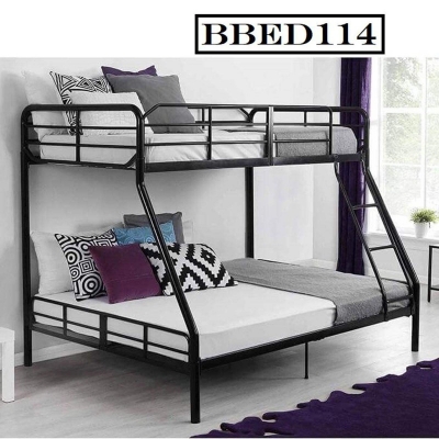 Picture of Home Space Saving Bunk Bed 3 persons-Black 