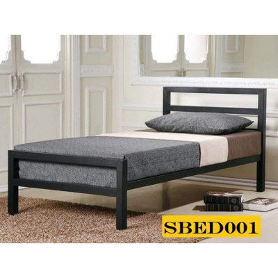 Picture of Single Steel Bed-Black