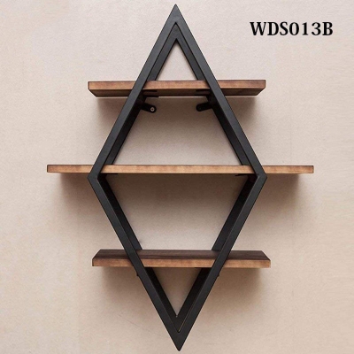 Picture of Geometric floating shelf-Black