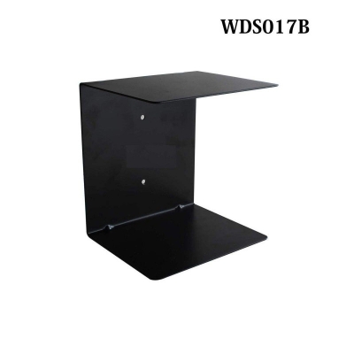 Picture of Metal Invisible Wall Bookshelf Black (1 Piece)-Black