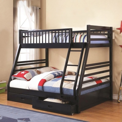 Picture of Steel Bunk Bed With Wardrobe Storage SBB-2334