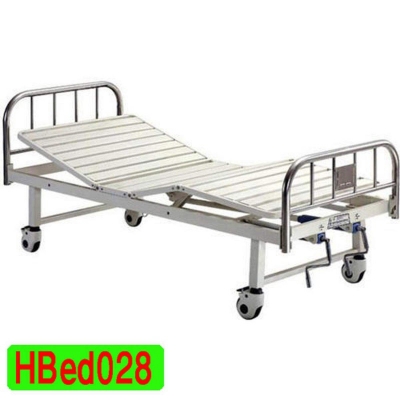 Picture of Hospital Bed  Double Crank With Railing & foam-Grey
