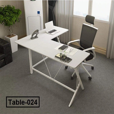 Picture of L Shaped Office Computer Desk T024-White