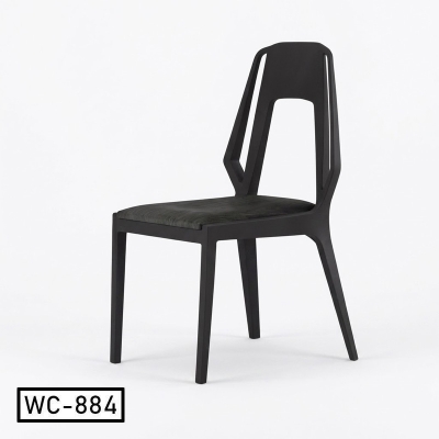 Picture of Wooden Chair Black-Black
