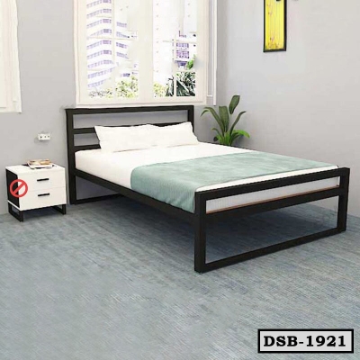 Picture of Simple Design Couple Steel Bed DSB-1921-Black