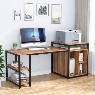 Picture of Computer Desk with Storage Shelf For Home Office CT-1529