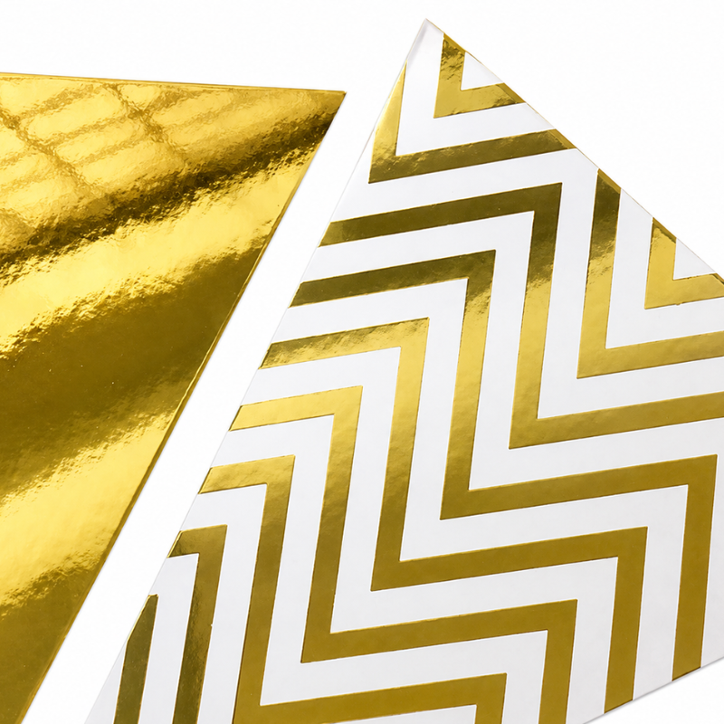 Hanging Party Flag Banner Premium Gold Party Bunting Flag Card Banner Garland 1 Set