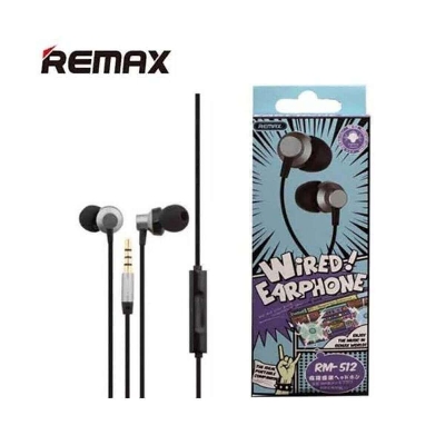 Picture of Remax RM-512 3.5mm Wired Music Earphone Heavy Bass