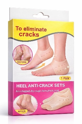 Picture of Silicone Heel Anti Crack Set for Men and Women (Free Size) 1 Pair