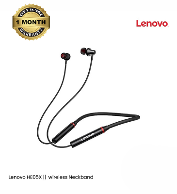 Picture of Lenovo HE05X II (New Edition) Wireless In-Ear Neckband Earphone