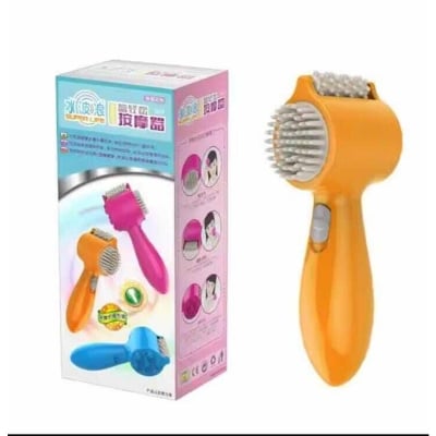 Picture of 4-In-1 Head Massager Electric Massage Roller Pounding Vibration Hammer Neck Lumbar Massage Relaxation Scalp Massage Comb Gift - Multicolor - Int: One size