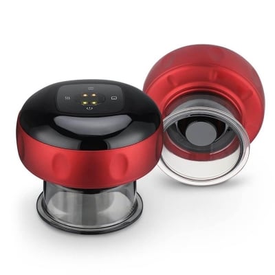 Picture of Smart Dynamic Electric Cupping Device - 5 Massage Modes with Heating Therapy, Full Body Vacuum Suction Detox Massage Machine Tools - Multicolor - Int: One size