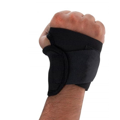 Picture of Thumb & Wrist Support Wrap Brace Binder Stabilizer for Men & Women Gym Workout Sports Hand Injuries Warmer Band, Pain Relief, Arthritis, Tendonitis, Supporter - Light Ash - Int: One size