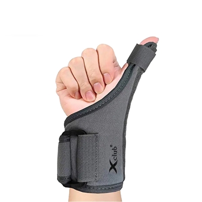 Picture of Taiba Thumb Spica Splint Wrist Support/Wrist Strap/Wrist Brace/Hand Support - SUITABLE FOR BOTH RIGHT AND LEFT HANDS - Black - Int: One size