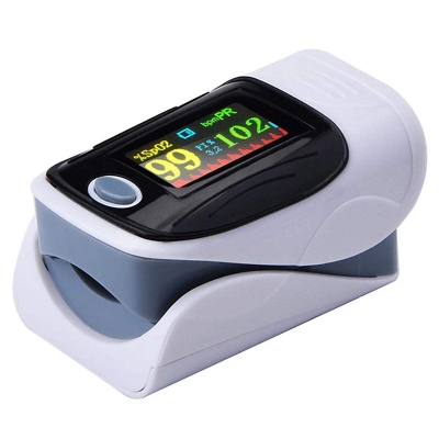 Picture of Oximeter Finger Clip Oximeter Finger Pulse Monitor Oxy Saturation Monitor Heart Rate Meter - Multicolor - Int: One size