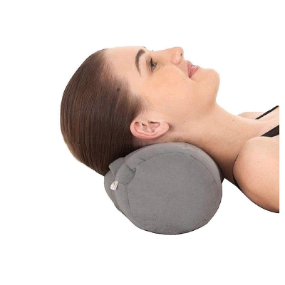 Picture of Ergonomically Designed High-Density PU FoamSoft Cushiony Feel and Plush Orthopaedic Neck and Back Support Round Cervical Pillow for Women and Men Universal Size - Multicolor - Int: One size