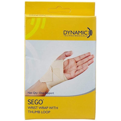 Picture of Sego Wrist Wrap With Thumb Loop - Beige - Int: One size