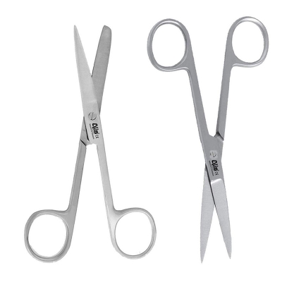 Picture of Galaxy Surgical Scissor Pack of 2 Pcs Dressing Scissor Sharp Sharp | Sharp Blunt 6 inch - Int: One size