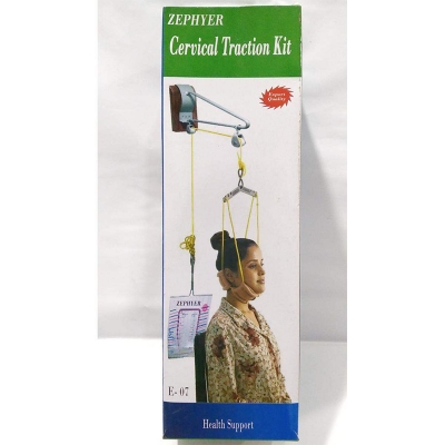 Picture of New Modified Cervical Traction Kit With Weight Bag - Universal - Massage Machine - Int: One size