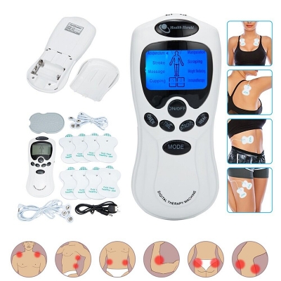 Picture of 8 mode EMS Electric herald Tens Machine Acupuncture Body Massage Digital Therapy Massager Muscle Stimulator Electrostimulator - Int: One size