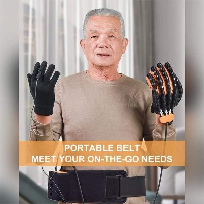 Picture of Hand Rehabilitation Robot Rehabilitation Physiotherapy Glove Hemiplegia Devices Stroke Recovery Equipment Hand Therapy Equipment - Int: One size