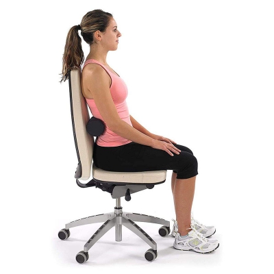 Picture of Spine Lumber Roll Cushion for Lower Back Pain, Car Seat & Office Chair - Free Size - Int: One size