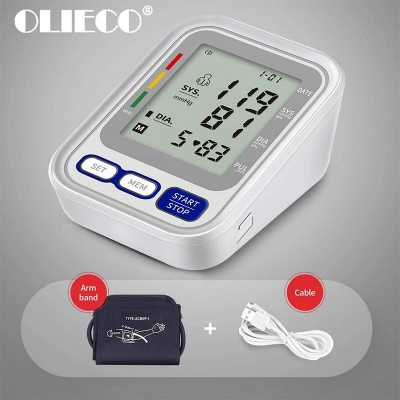 Picture of Silvia Upper Arm Blood Pressure Monitor Electric Automatic Tonometer Heart Pulse Rate Monitor - Int: One size