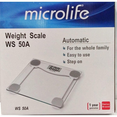 Picture of Microlife Digital Body Weight Bathroom Scale with Step-On Technology, High Precision Measurements - Multi-color - Int: One size