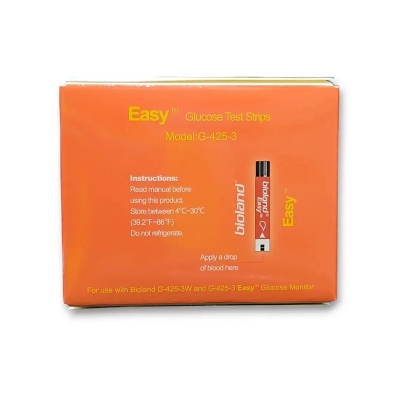 Picture of Bioland Easy G-423ES Blood Glucose Test Strips – 50 Strips - Multicolor - Int: One size