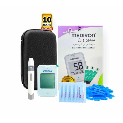 Picture of MEDIRON  Blood Glucose Monitoring Diabetes Machine - Multicolor - Int: One size