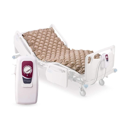 Picture of Anti Decubitus Bubble Air Mattress for Patients Bed Sore MM1 | Anti Bedsore Mattress Pad, Inflatable Air Bed for Patients | Helps in Prevention of Bed Sores - Beige - Int: One size