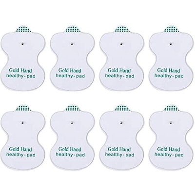 Picture of Tens Digital Therapy Machine Electrodes Pads (Pack Of 8) Electrotherapy - Off White - Int: One size