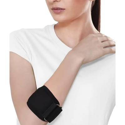 Picture of Galaxy Tennis Elbow Support Sports Medicine Health Care Equipment - Black - Int: One size