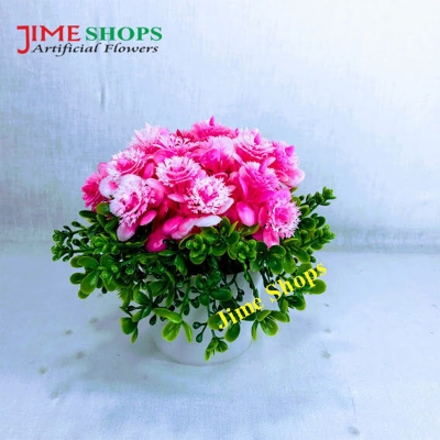 Picture of Artificial Flowers & plants in plastic vases --15-17 cm - Home Decoration Item, Jime shops Flowers (ST3)