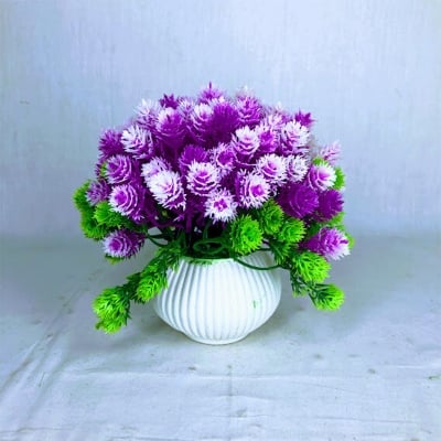 Picture of Artificial Flowers & plants in plastic vases --15-17 cm - Home Decoration Item, Jime shops Flowers (ST14)