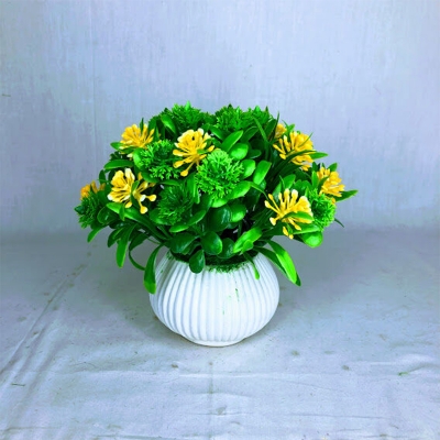 Picture of Artificial Flowers & plants in plastic vases --15-17 cm - Home Decoration Item, Jime shops Flowers (ST29)