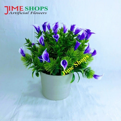 Picture of Artificial Flowers & plants in plastic vases --15-17 cm - Home Decoration Item, Jime shops Flowers (ST31)