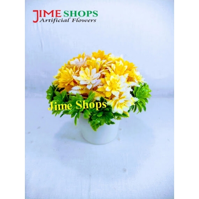 Picture of Artificial Flowers & plants in plastic vases --15-17 cm - Home Decoration Item, Jime shops Flowers (ST32)