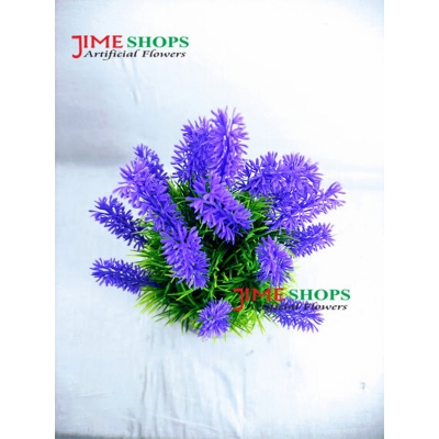 Picture of Artificial Table tob variety Flower With Green Leaves In Plastic Vases 11inc, Jime shops flowers & plants for home decoration (Green Violet Bonsai.)