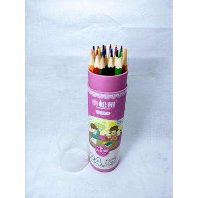 Picture of Color Pencil Box set 24 color (Multicolor)