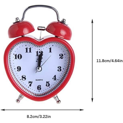 Picture of Double Bell Desk Table Alarm Clock - Clock - Wall Clock (Blue)