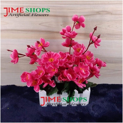 Picture of Artificial Flower & plant in wooden table vases, Jime shops flower collections (CT 3)