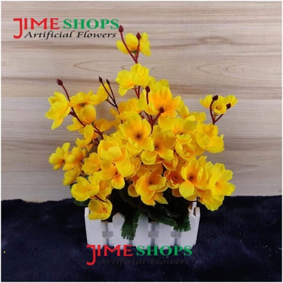 Picture of Artificial Flower & plant in wooden table vases, Jime shops flower collections (CT 4)