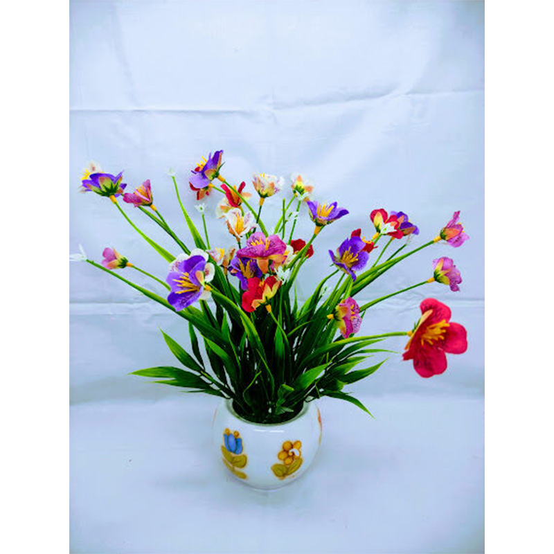 Picture of Artificial Wildflower & Plant 38Cm In Plastic Pot For Decoration - Home Decoration Item (Ceramic to 3)