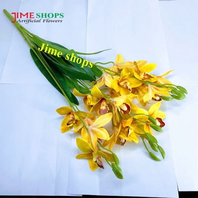 Picture of Artificial Silk Freesia Bunch Wedding Flowers 22 inc long (Freesia Bunch yellow)