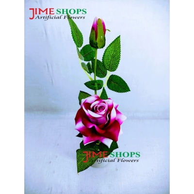 Picture of Artificial Rose Flower & Plant In Plastic pot 12inc/30cm - Home Decoration Item - artificial flower (Mix Rose)