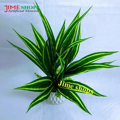 Picture of Artificial Grass Plant In Plastic pot - Home Decoration Item - ghash tob (Grass 2)