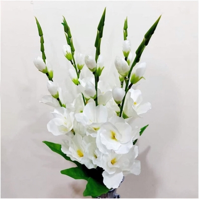 Picture of Artificial Gladiolus Flower Bunches 2ft, 5 stick in 1 Gladiolus bunches, Home decoration (GLW)